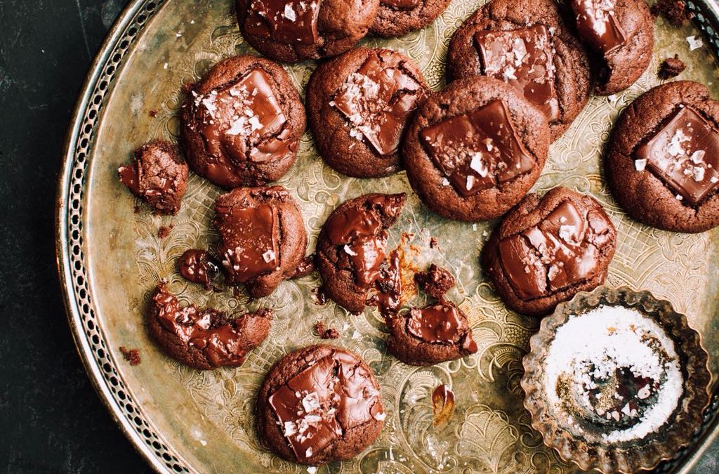 Galletones de Chocolate y Avena Veganos