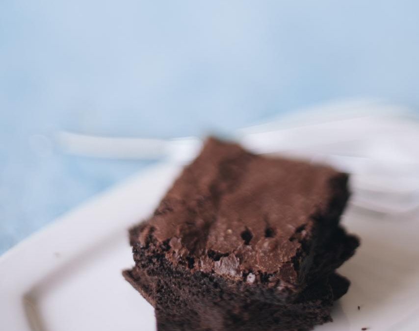 Brownie de Porotos Negros